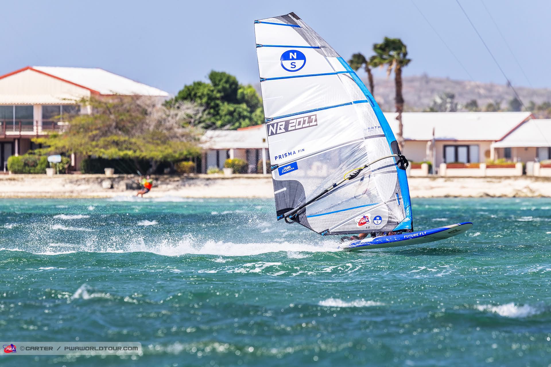 Windsurfer at full power