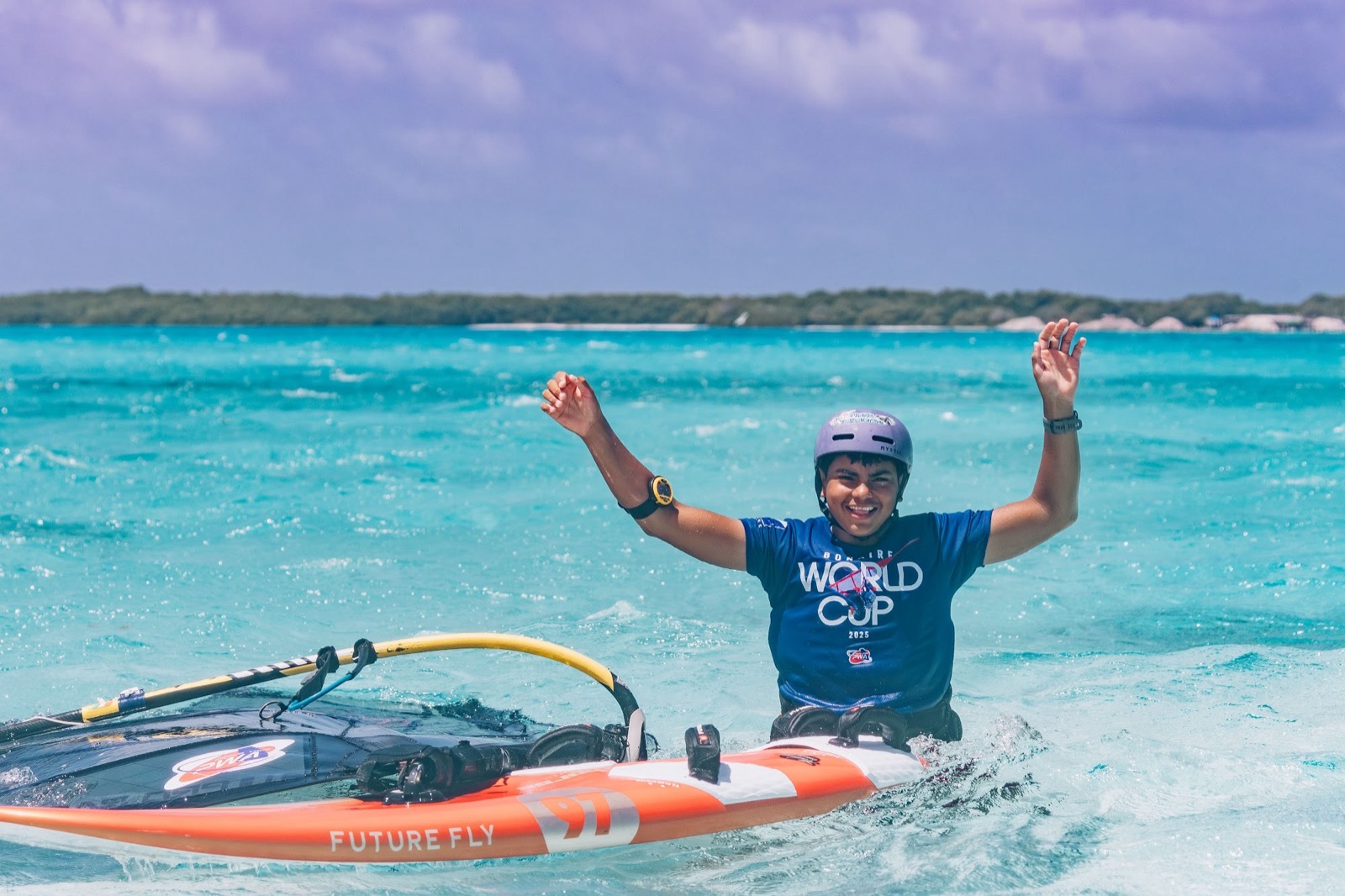 Arxon Gomperts windsurfing — World title, 2025