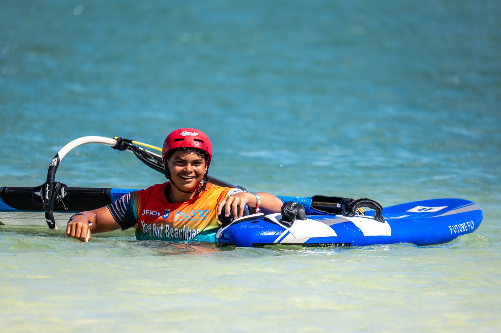 Arxon Gomperts windsurfing — Future Fly slalom board